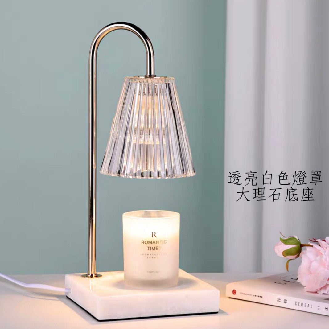 透白水晶融蠟燈