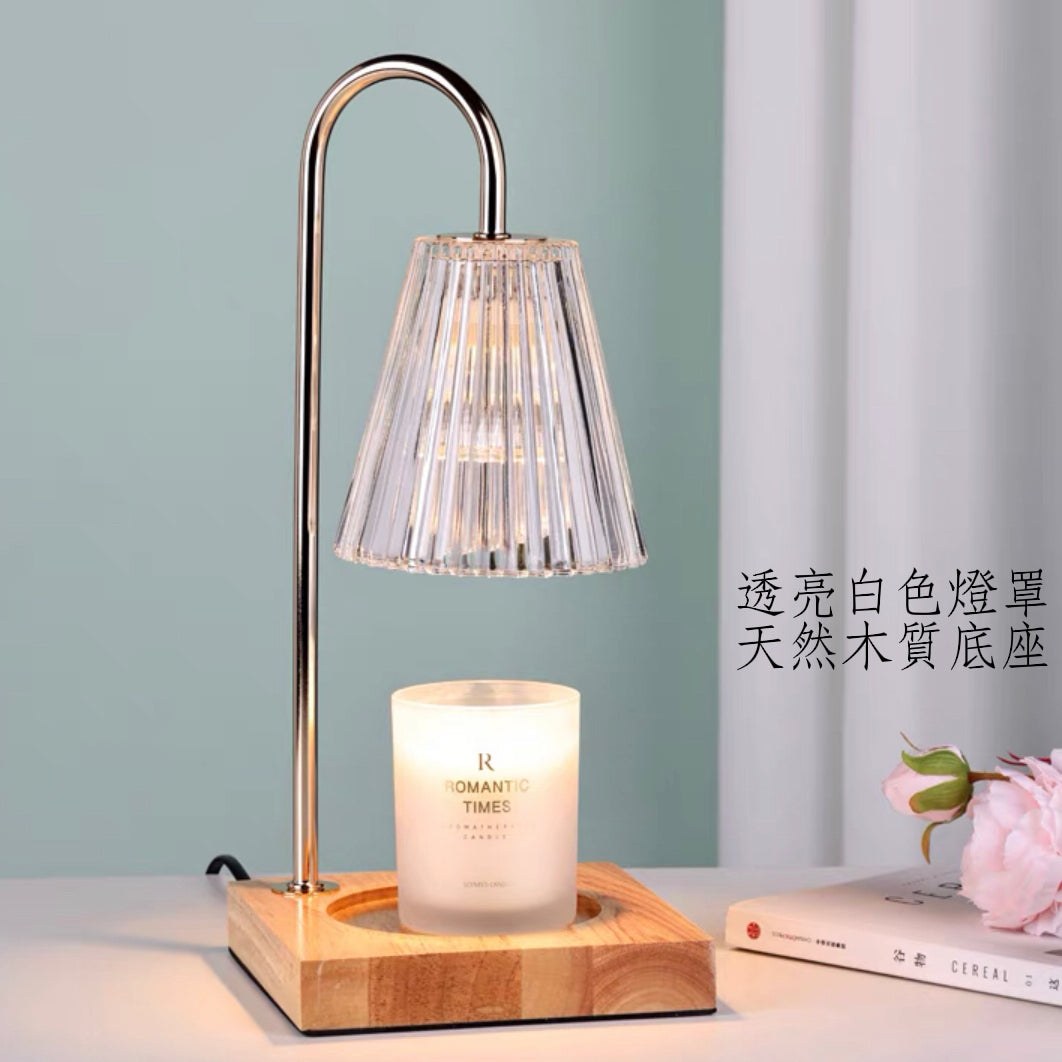 透白水晶融蠟燈