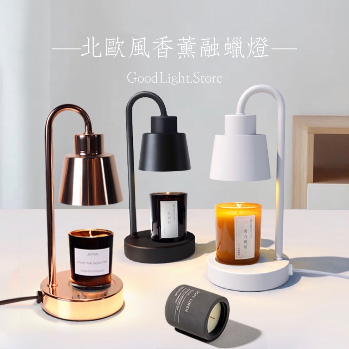 韓版白色迷你融蠟燈