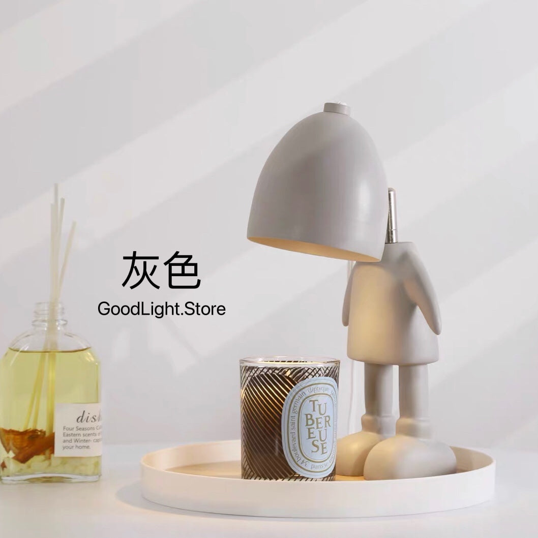 天使機械人融蠟燈