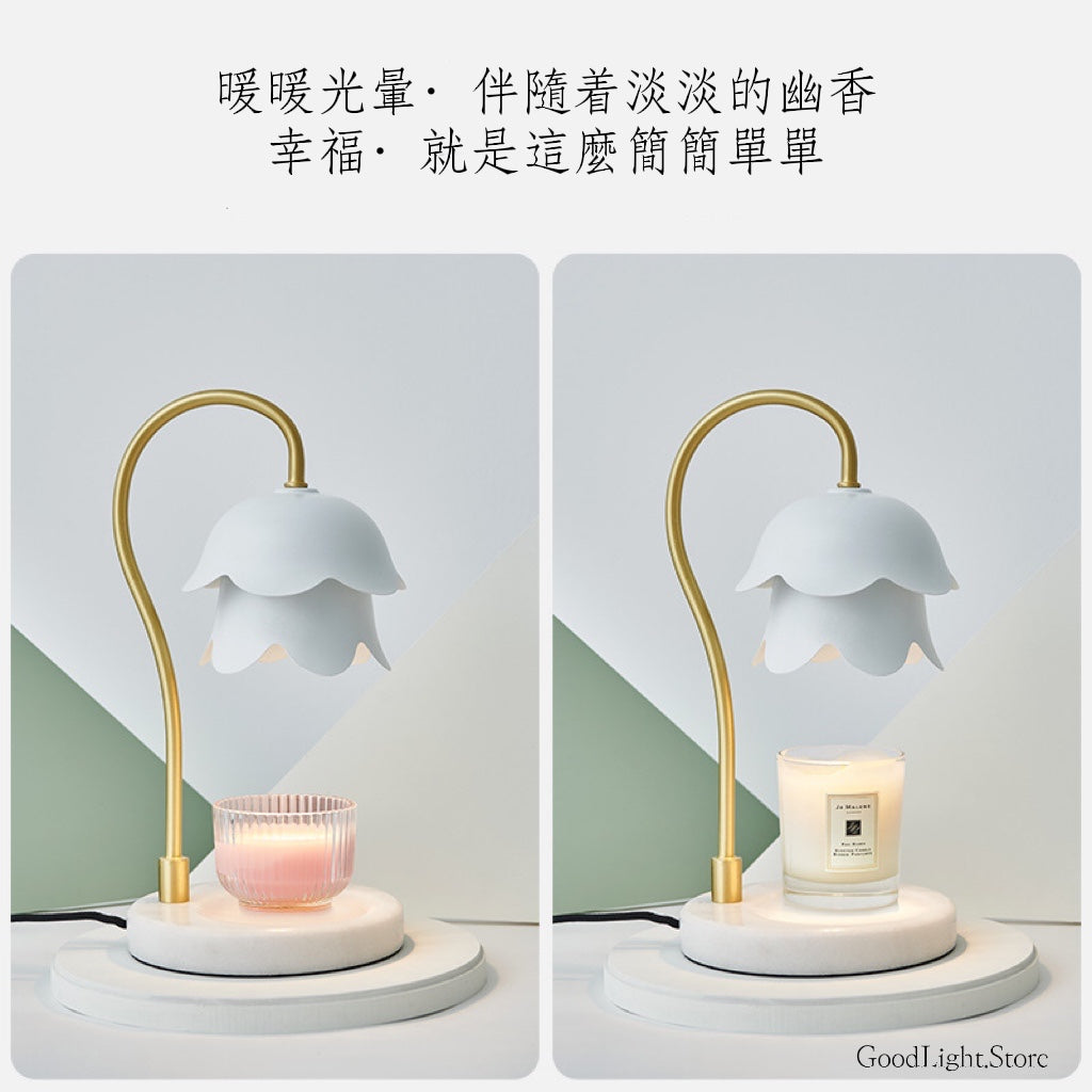 鈴蘭花融蠟燈