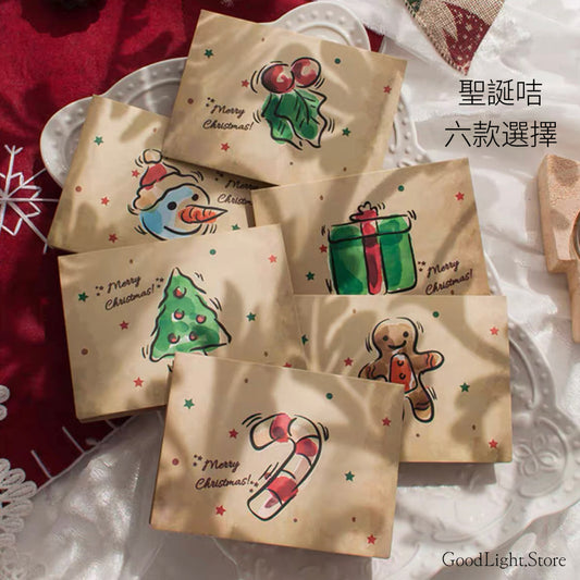 手繪風格聖誕咭