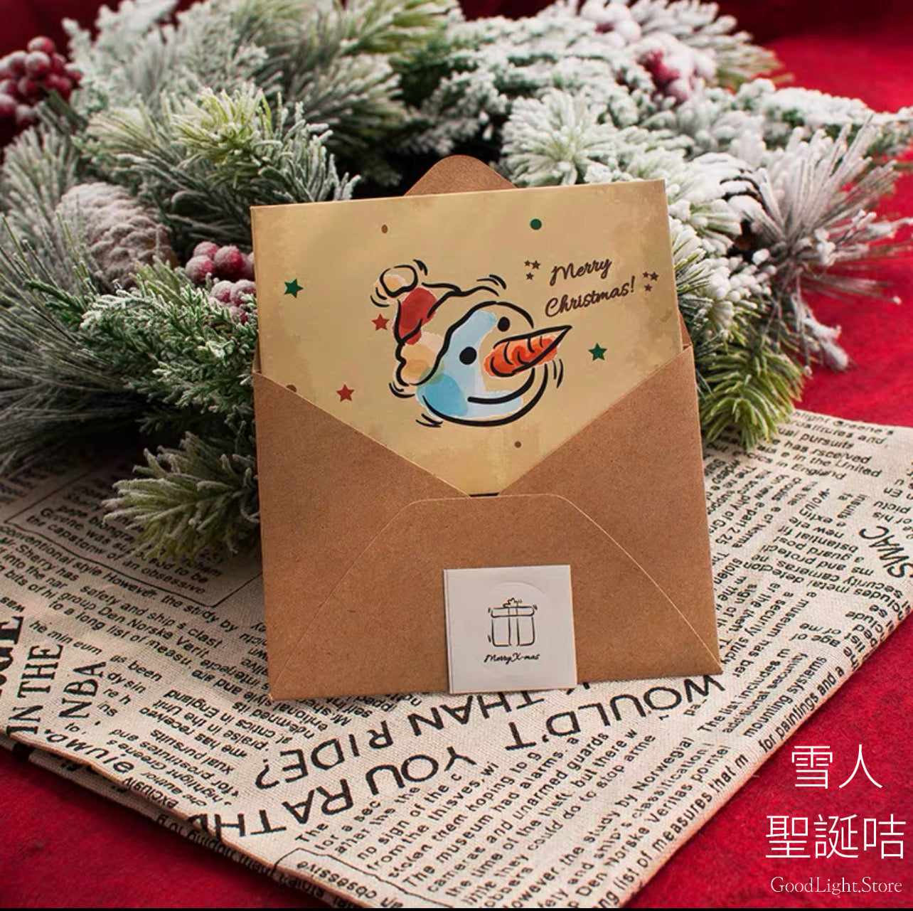 手繪風格聖誕咭