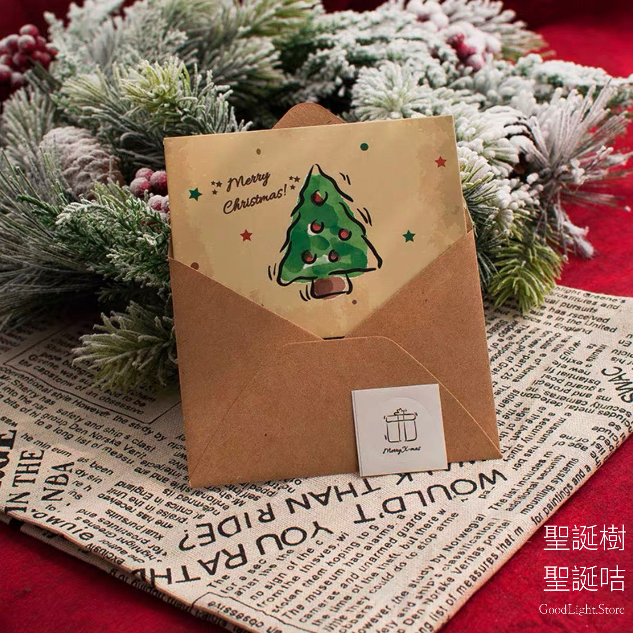 手繪風格聖誕咭