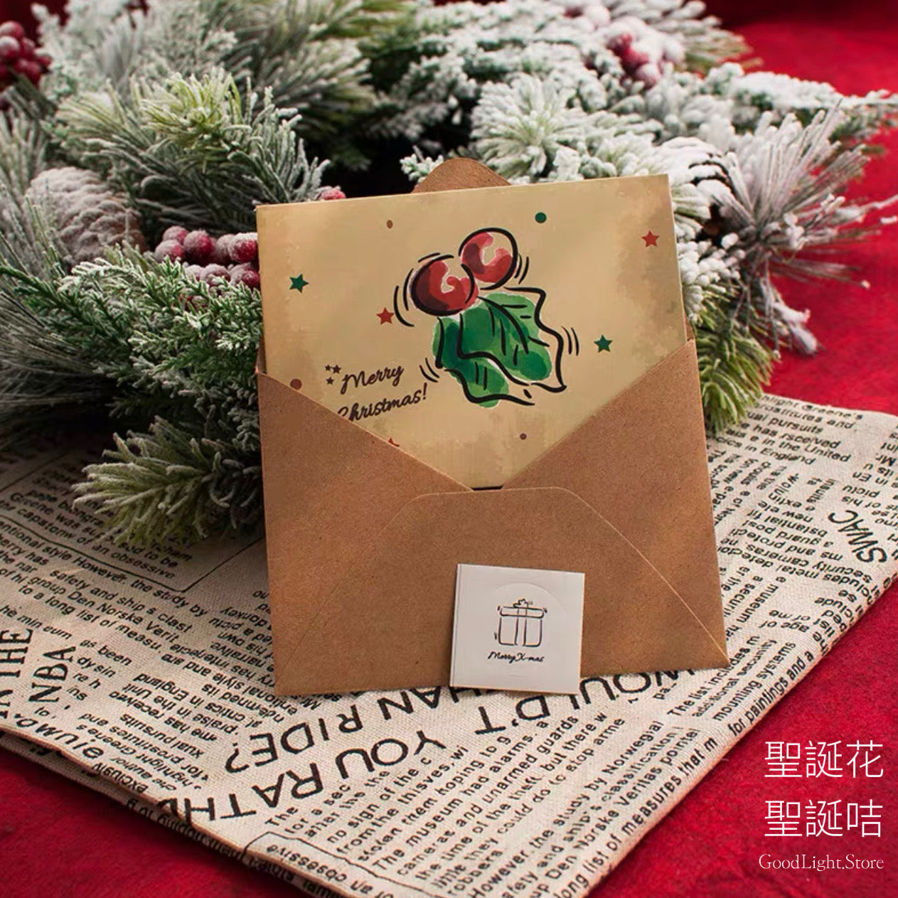 手繪風格聖誕咭