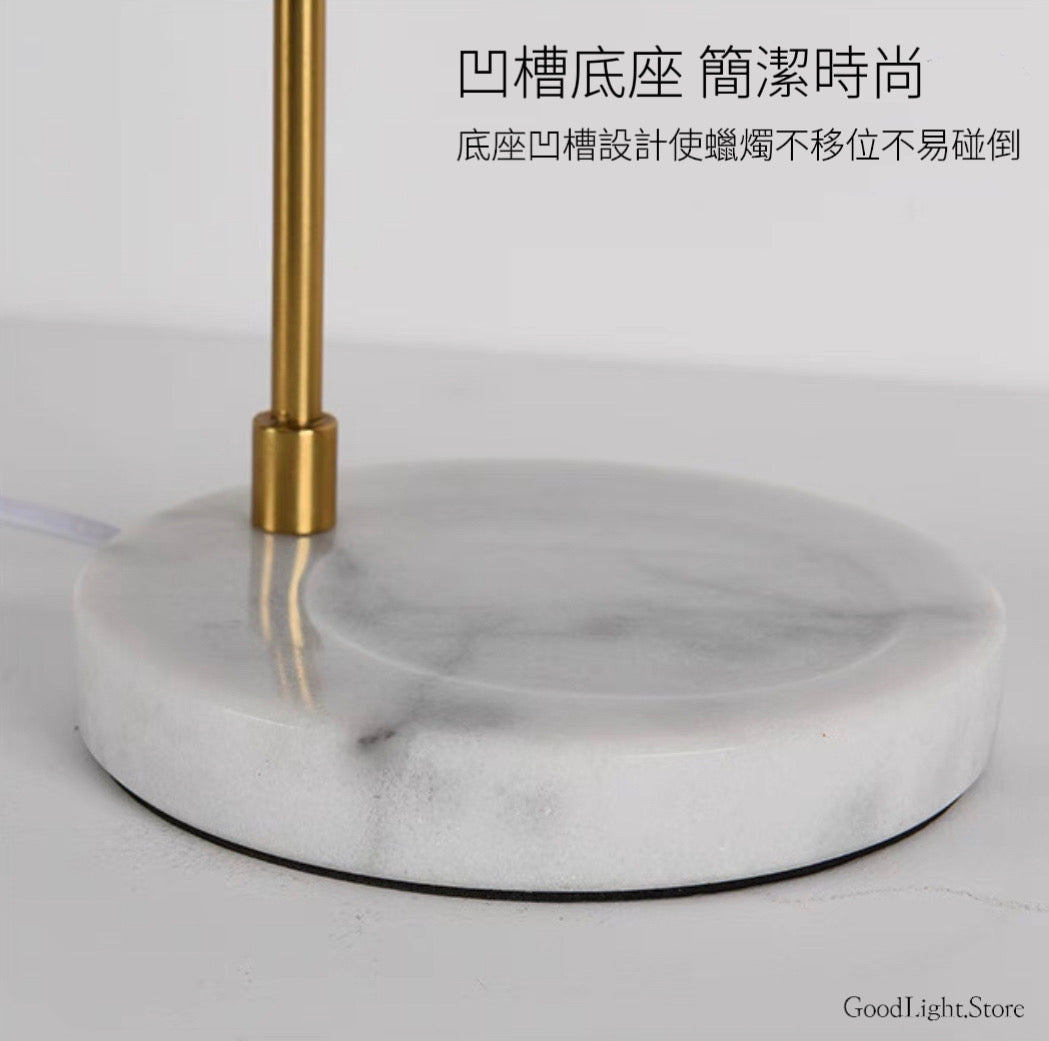 卡通大理石融蠟燈