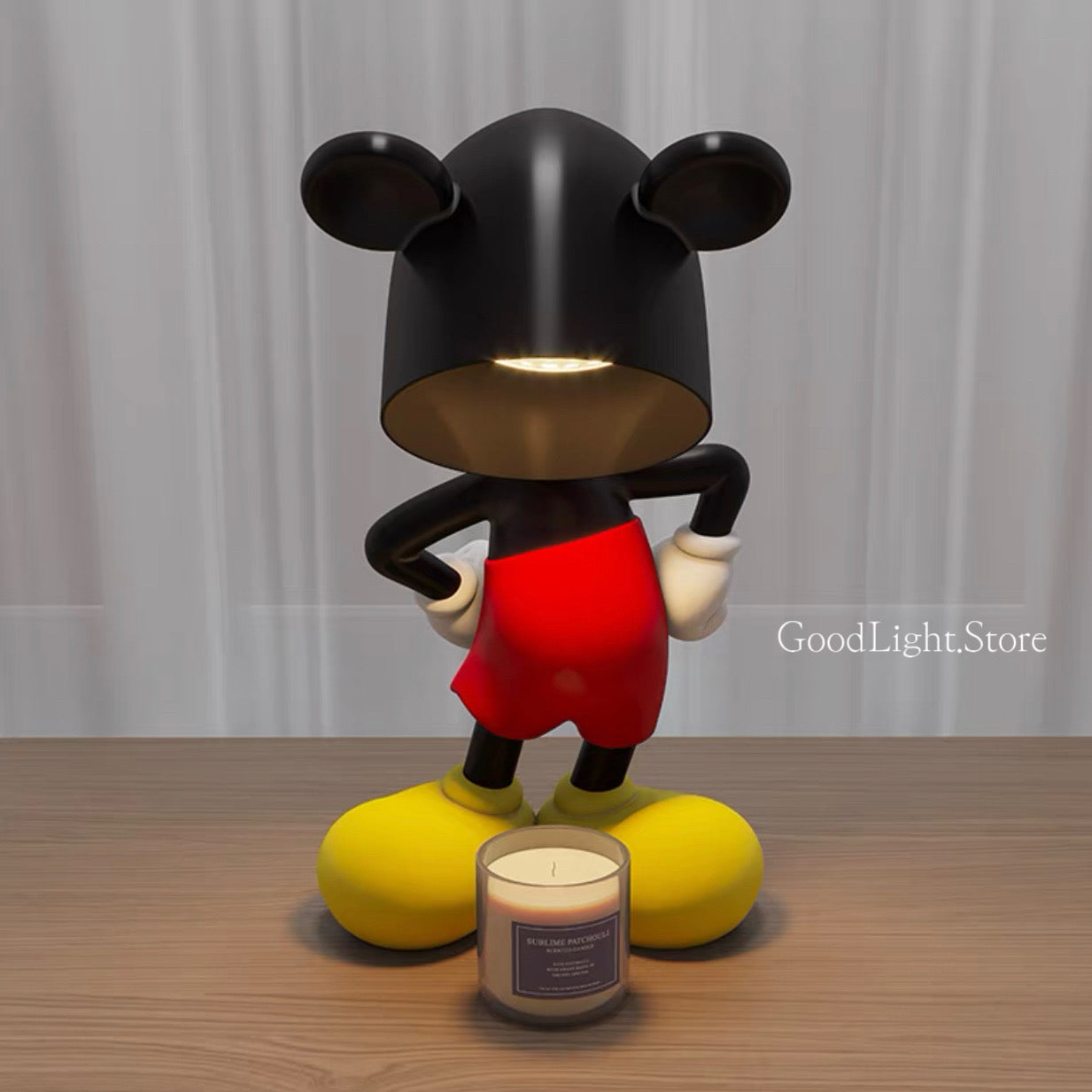 卡通公仔融蠟燈