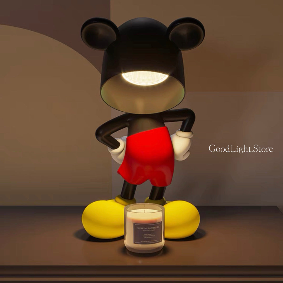 卡通公仔融蠟燈