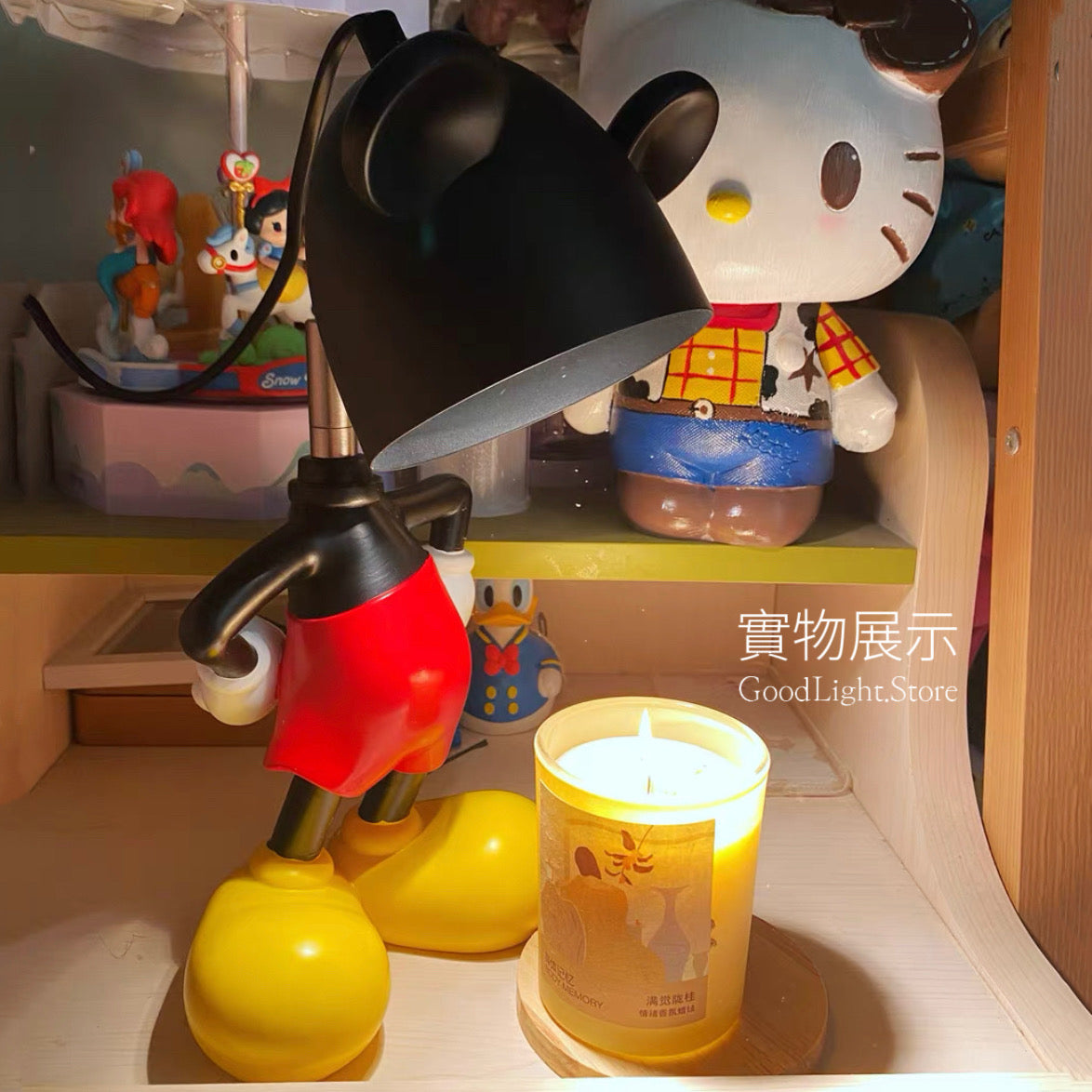 卡通公仔融蠟燈