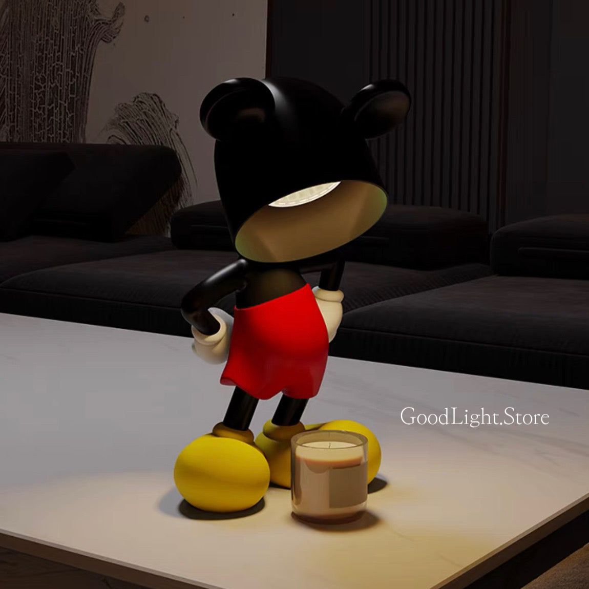 卡通公仔融蠟燈