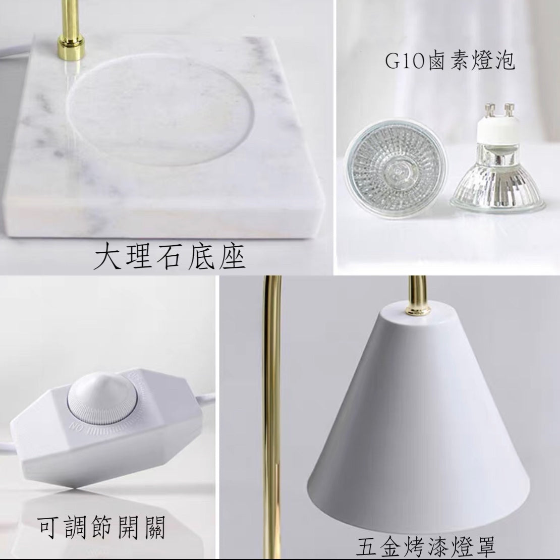 北歐白大理石融蠟燈
