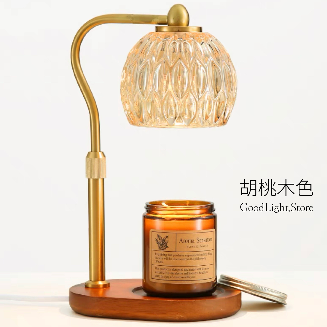 歐式古典水晶球融蠟燈