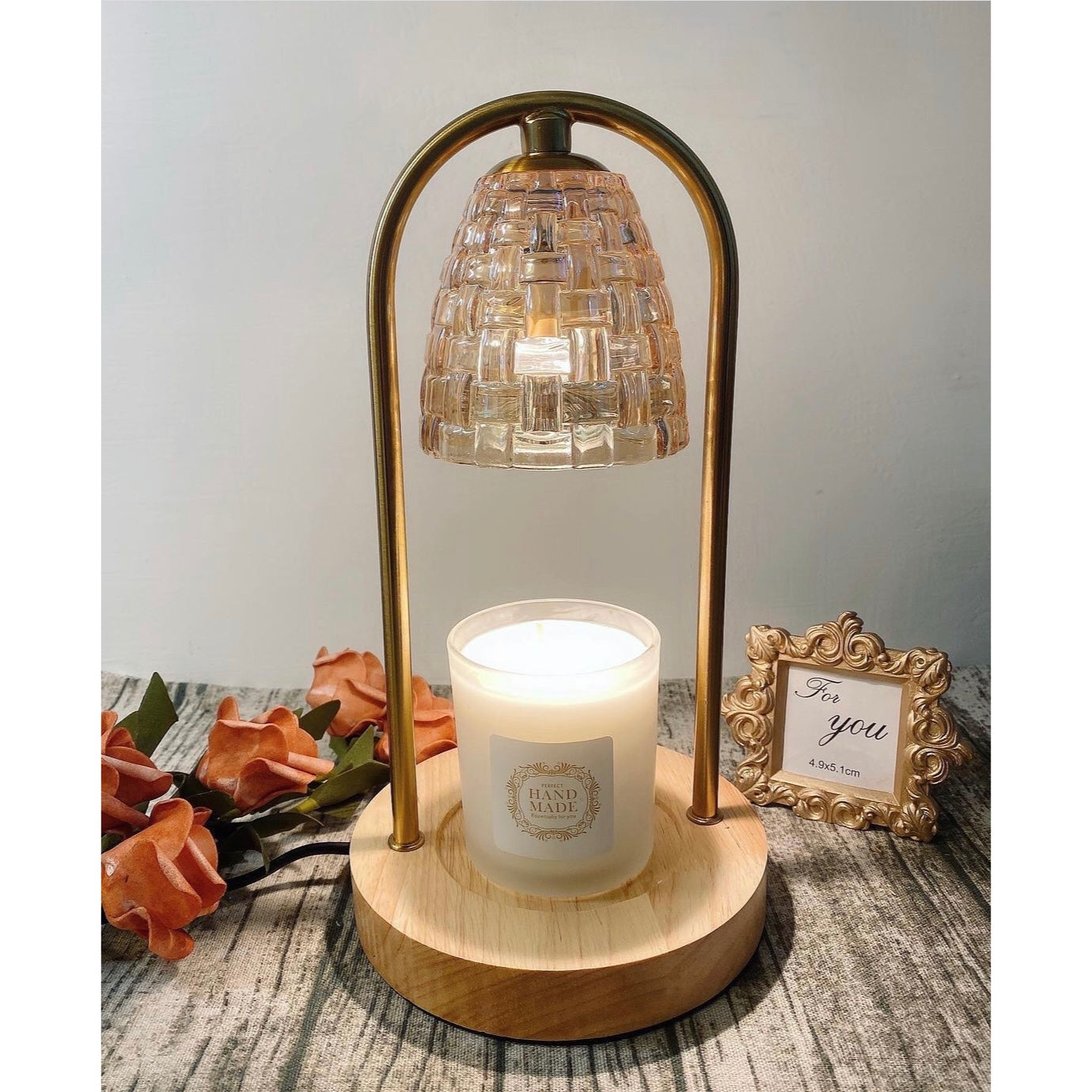 歐式鈴蘭水晶融蠟燈