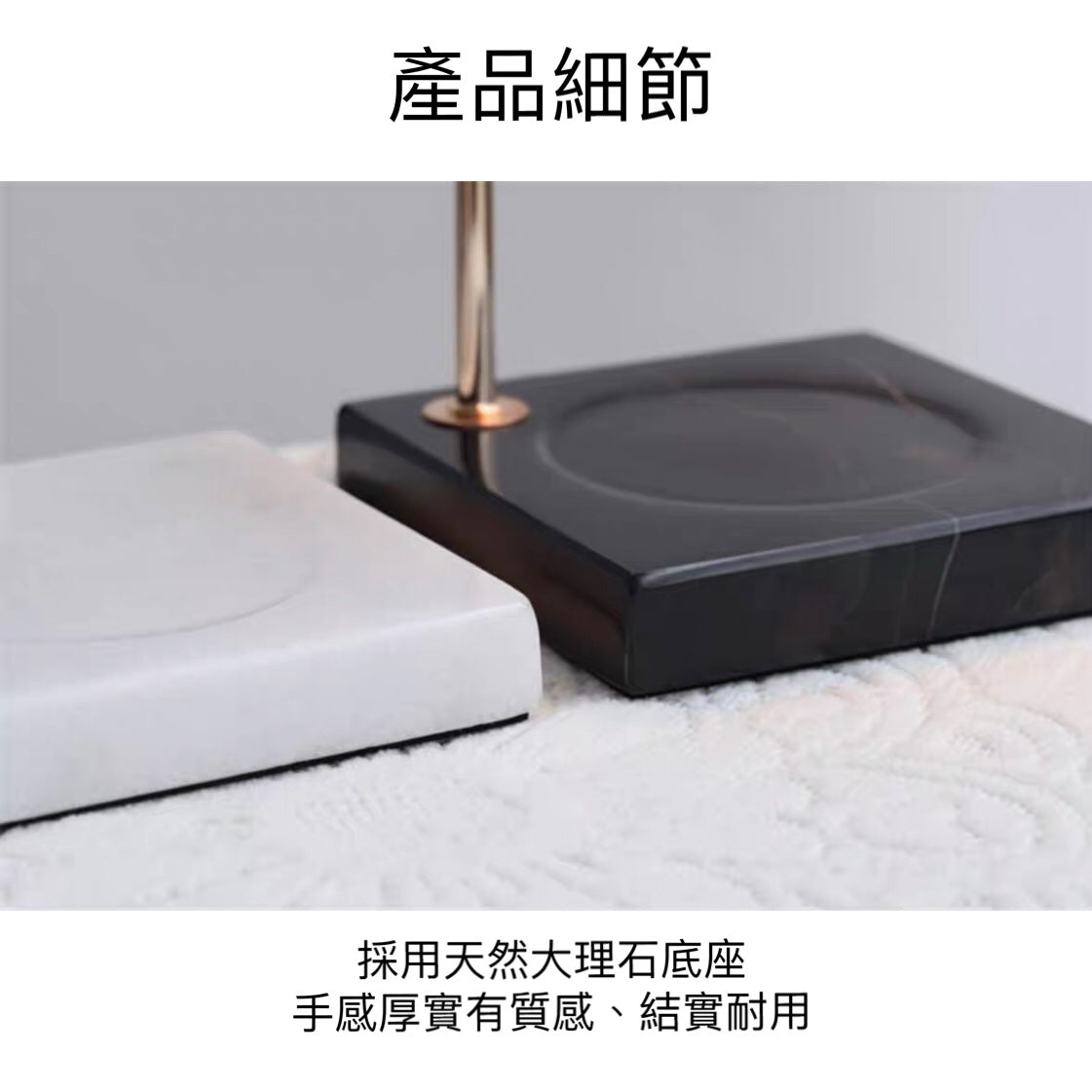 北歐白大理石融蠟燈