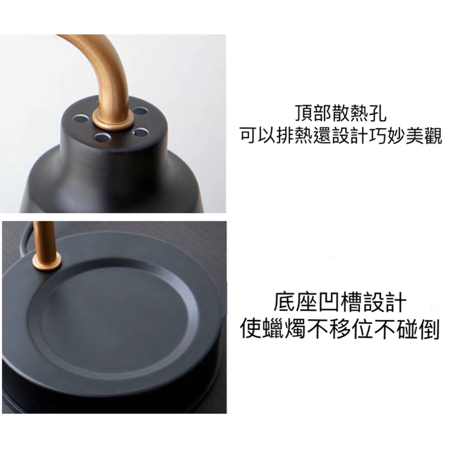 韓式紅色簡約融蠟燈